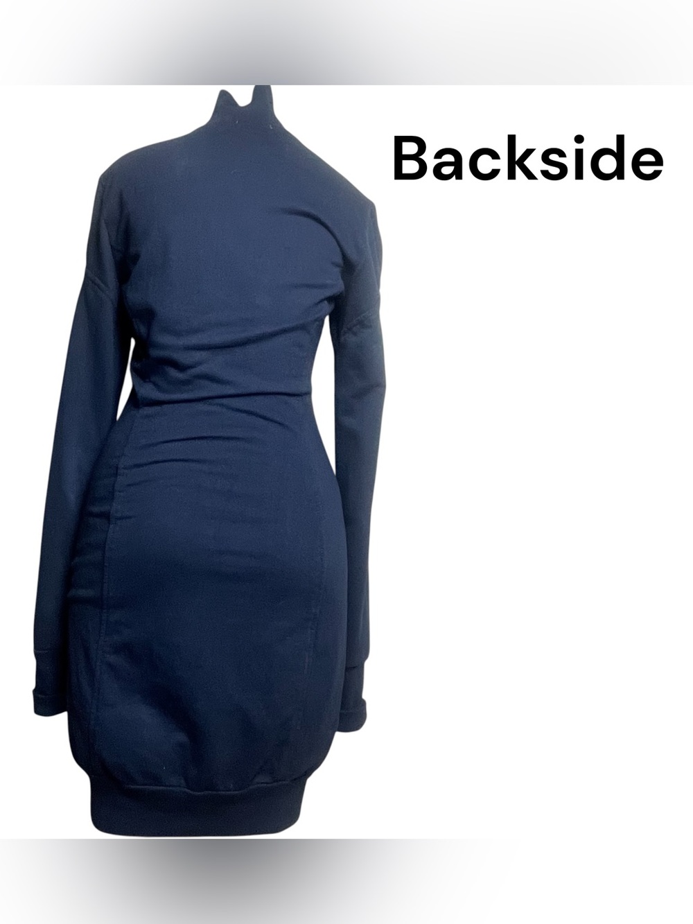 Prairie Underground Long Cloak Blue 100% Organic Cotton Hourglass Pockets USA Sm - Picture 8 of 12